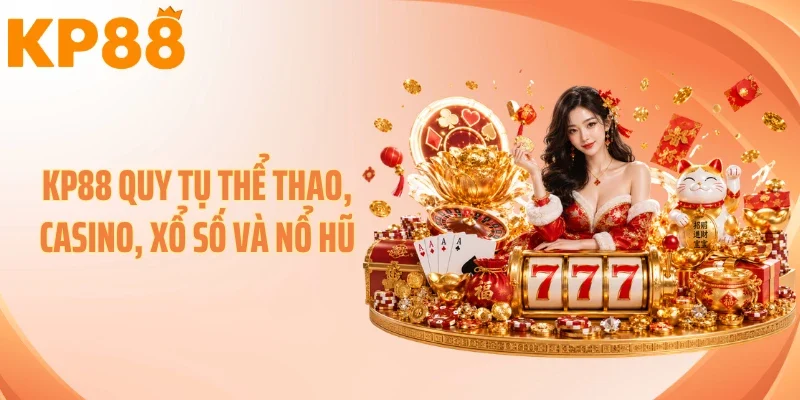 KP88 quy tụ thể thao, casino, xổ số và nổ hũ